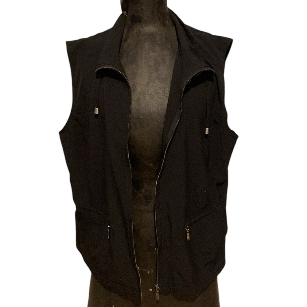 Chico’s Zenergy Black Zip Up Athletic Vest | Worn 2x